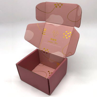 Kraft Mailer Paper Corrugated Box Packaging Full Color For Dresses