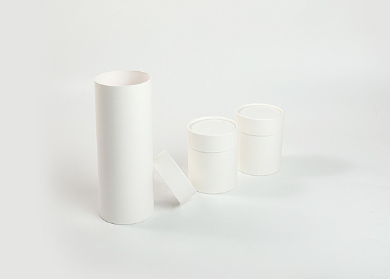 Recyclable Candle Packaging Box Color Paper Cylinder Offset Printing